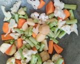 A picture of step 5 of Vegetable dum biriyani.