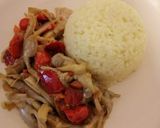 Pas rețetă Ciuperci pleurotus cu legume și orez 5 fotografie