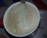 A picture of step 1 of Mocha coffee.