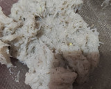 Foto langkah ke 1 dari resep Pepes Teri Nasi Basah Dan Telur.