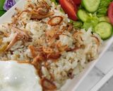Foto langkah ke 6 dari resep Nasi Goreng Sambal Ijo dan Teri.