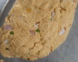 A picture of step 1 of Missa and Aloo stuffed Lachha parantha.
