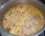 A picture of step 9 of Sindhi biryani.