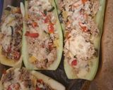 Darált hússal töltött tök és cukkini sok reszelt sajttal 🥂🥂🥂 recept fázis 9 fotója
