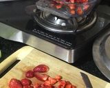 A picture of step 3 of Balsamic Grilled Chicken with Strawberry 🍓 Salsa.