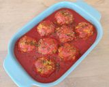 Une image de l'étape 4 de Boulette de poulet à la tomate.