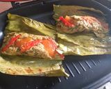 Foto langkah ke 3 dari resep Pepes teri bakar.
