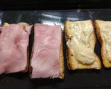A picture of step 5 of Croque Madame: The Ultimate Grilled Sandwich.