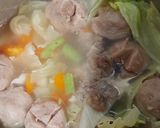 Foto langkah ke 4 dari resep Sayur Sop Bakso.