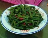 Foto langkah ke 6 dari resep Oseng kacang pedes.