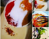 A picture of step 2 of Panjabi kadhi.