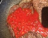 A picture of step 7 of Mexican/salsa cube steak.