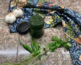 A picture of step 3 of Mint coriander 🌿 paste.