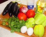 Фото кроку 13 до «Мираж»-тёплый летний салат !!!!Необычный вкус нежных баклажанов.