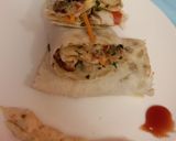 A picture of step 4 of Shawarma Wraps.