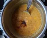 A picture of step 4 of Mango Daliya/ Mango porridge.