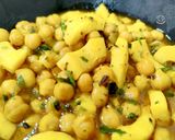 Foto del paso 7 de la receta: Guiso trufado de garbanzos con anillas de calamar