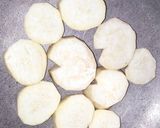 A picture of step 1 of Milky sweet potato.