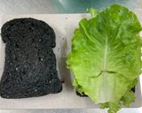 Hình bước làm 6 của món Sandwich than tre nhân beefsteak [Eat clean - Lose weight]