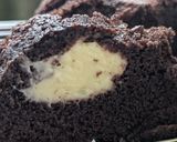 Foto langkah ke 8 dari resep Bolu ketan hitam keju lumer.