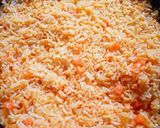 A picture of step 3 of Rice with Bell Peppers and Carrots 🥕.