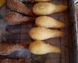 A picture of step 5 of Cone shape cookies.