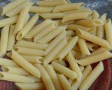 A picture of step 1 of Cheesy Pasta Sticks.