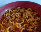 Gambar langkah 5 resipi Sotong Berlado.