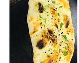 A picture of step 3 of Kulche /garlic butter naan.