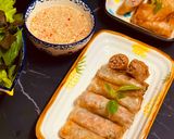 Hình bước làm 16 của món Vietnamese fried spring rolls (nem/chả giò)