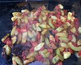 Une image de l'étape 10 de Courgette et tomates au parmesan et épices italiennes.