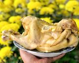 Hình bước làm 4 của món Gà ta hấp muối xả