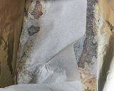 Φωτογραφία βήματος 5 της συνταγής Πλοκάμια χταποδιού με λαδόκολλα στον φούρνο