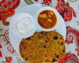 A picture of step 6 of Methi Paratha.