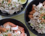 รูปขั้นตอนการทำที่ 5 ของ "บะหมี่แห้งต้มยำ" Dry Tom Yam Egg Noodles 🍜🦐🌶