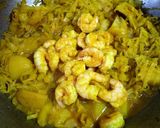 বাঁধাকপি চিংড়ি (Bandhakopi Chingri recipe in Bengali) রেসিপি ধাপ - 3 ছবি