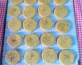 Foto del paso 17 de la receta: Mantecados planos caseros de limón, canela y agua de rosas
