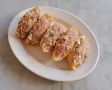 A picture of step 3 of Pork Shrimp Stuffed Tofu.