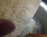 A picture of step 3 of Bhagary fried rice.