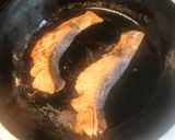 A picture of step 4 of Pan-Seared Salmon Fillets with Miso Sauce (Chan-Chan Yaki).