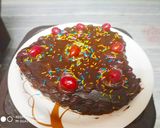 A picture of step 12 of Chocolate truffle cake.