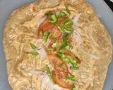 A picture of step 4 of Vegetable Sandwich Wrap (No bread).