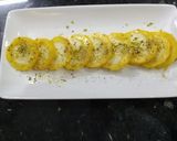 A picture of step 11 of Mango kulfa pin wheels.