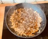A picture of step 6 of Orecchiette Pugliesi with Mushroom and Sausage Ragù.