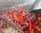 Foto langkah ke 2 dari resep Tumis Buncis Daging Cincang.