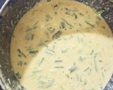 A picture of step 2 of Hari lehsun and Hari payaz pakode.