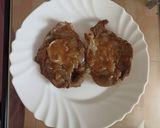 Foto del paso 4 de la receta: Ternera con queso de cabra y cebolla caramelizada