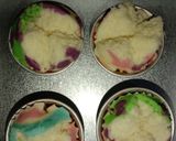 Foto langkah ke 4 dari resep Bolu kukus mekar warna warni.