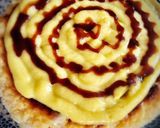 Foto del paso 5 de la receta Tarta de requeixo al limón con lemon crud y caramelo