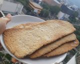 รูปขั้นตอนการทำที่ 5 ของ โรตีกรอบแป้งกากมะพร้าวเนยสด Crispy Roasted Coconut Pulp Roti